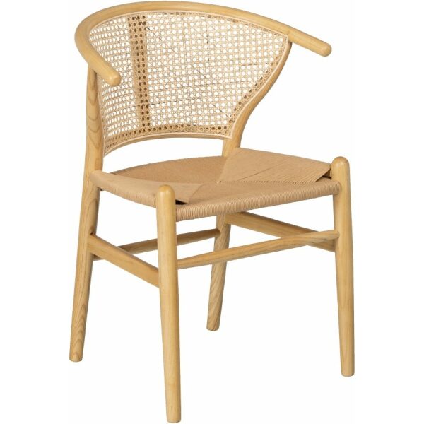 Silla Natural Madera De Olmo Salón 49 X 45 X 80 Cm