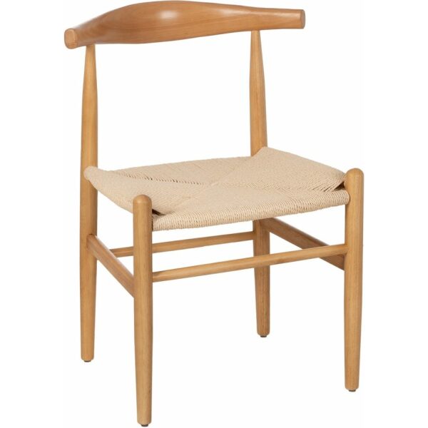 Silla Natural Madera / Fibra Salón 53,50 X 47 X 77 Cm