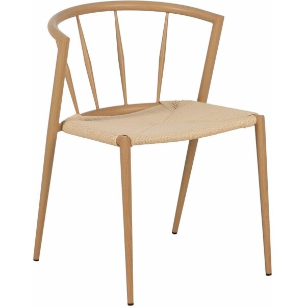 Silla Natural Metal Salón 53 X 53 X 72 Cm