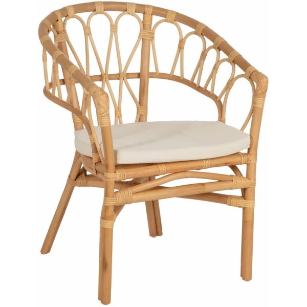 Silla Natural Ratán Salón 58 X 59 X 78 Cm