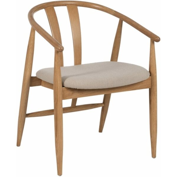 Silla Natural Tejido-Madera Salón 56,50 X 57 X 76,50 Cm