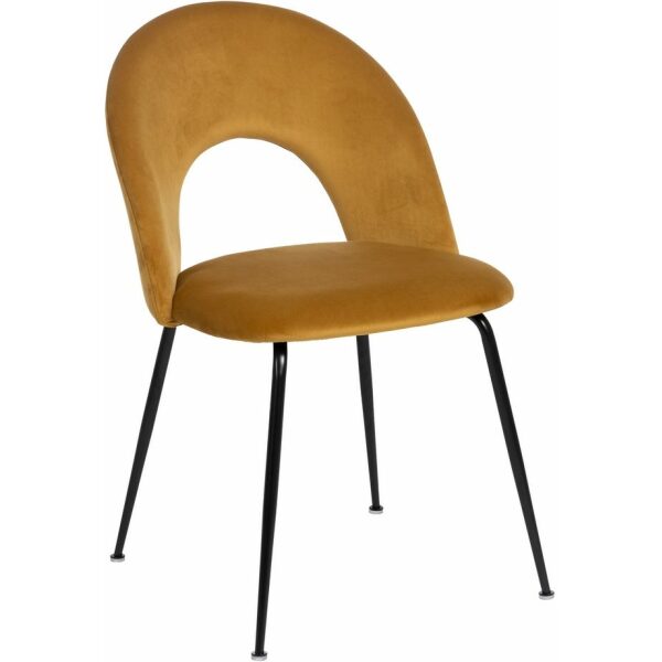 Silla Ocre Tejido-Metal Contract 49 X 60 X 81 Cm