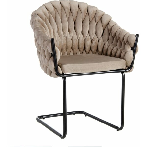 Silla Taupe Salón 45 X 40 X 77 Cm