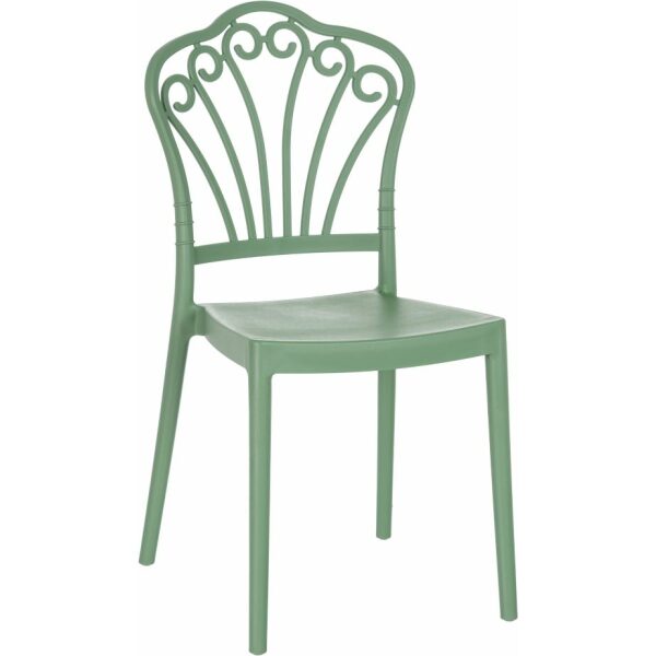 Silla Verde Menta Polipropileno 44,50 X 52,50 X 90 Cm