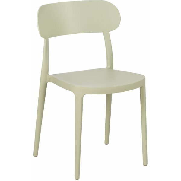 Silla Verde Polipropileno Salón 48,50 X 50 X 80 Cm