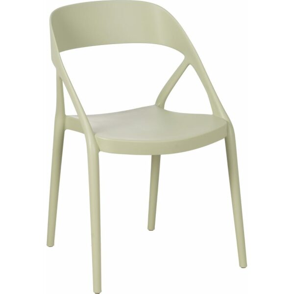 Silla Verde Polipropileno Salón 54 X 51 X 81 Cm