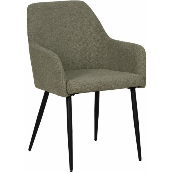 Silla Verde Tejido-Metal Contract 48 X 62 X 88 Cm