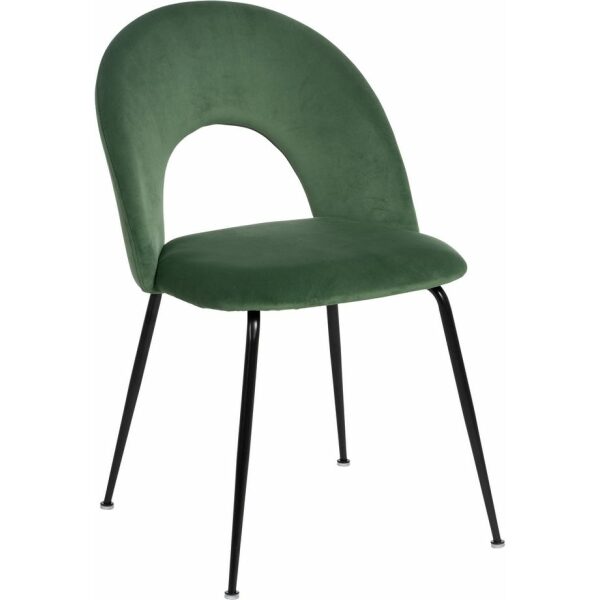 Silla Verde Tejido-Metal Contract 49 X 60 X 81 Cm