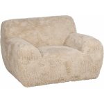 Sillón Beige Tejido 124 X 107 X 79,50 Cm