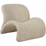 Sillón Beige Tejido Salón 78 X 90 X 8 Cm