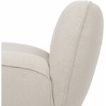 Sillón Blanco Mdf-Tejido 71 X 81 X 66 Cm