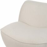 Sillón Blanco Mdf-Tejido 71 X 81 X 66 Cm