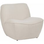 Sillón Blanco Mdf-Tejido 71 X 81 X 66 Cm