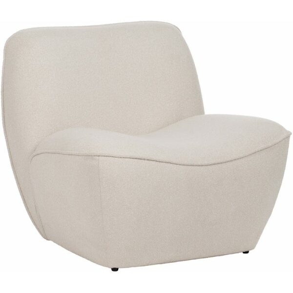 Sillón Blanco Mdf-Tejido 71 X 81 X 66 Cm