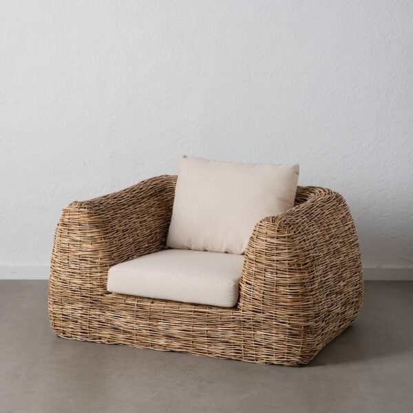 Sillón Natural Ratán Salón 111 X 97 X 63 Cm