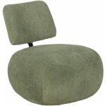 Sillón Verde Tejido Salón 67 X 73 X 67 Cm