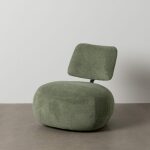 Sillón Verde Tejido Salón 67 X 73 X 67 Cm