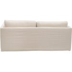 Sofá 3 Plazas Beige Tejido Salón 224 X 100 X 94 Cm