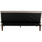 Sofá-Cama Beige Metal-Madera Salón 181 X 88 X 85,50 Cm