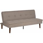 Sofá-Cama Beige Metal-Madera Salón 181 X 88 X 85,50 Cm