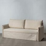 Sofá-Cama Nido Beige Tejido Salón 215 X 100 X 97 Cm