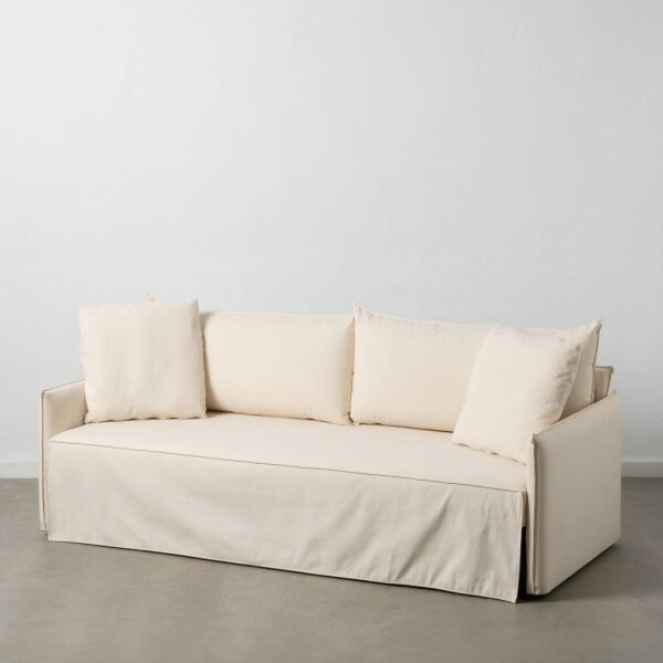 Sofá-Cama Nido Crema Tejido Salón 200 X 94 X 86 Cm