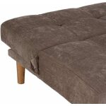 Sofá-Cama Taupe Metal-Madera Salón 178 X 94 X 86 Cm