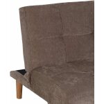 Sofá-Cama Taupe Metal-Madera Salón 178 X 94 X 86 Cm