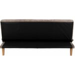 Sofá-Cama Taupe Metal-Madera Salón 178 X 94 X 86 Cm