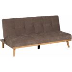 Sofá-Cama Taupe Metal-Madera Salón 178 X 94 X 86 Cm