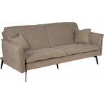 Sofá-Cama Taupe Tejido-Metal Salón 214 X 106 X 84 Cm