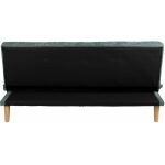 Sofá-Cama Verde Metal-Madera Salón 178 X 94 X 86 Cm