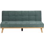 Sofá-Cama Verde Metal-Madera Salón 178 X 94 X 86 Cm