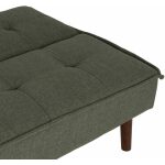 Sofá-Cama Verde Metal-Madera Salón 181 X 88 X 85,50 Cm