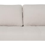 Sofá Chaise Longue Izquierda Crema 266 X 222 X 80 Cm