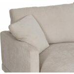 Sofá Chaise Longue Izquierda Crema 290 X 160 X 95 Cm