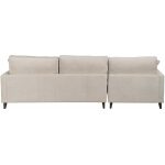 Sofá Chaise Longue Izquierda Crema 290 X 160 X 95 Cm