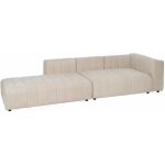 Sofá Desestructurado Beige Tejido Salón 150 X 100 X 66 Cm