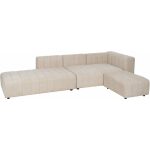 Sofá Desestructurado Beige Tejido Salón 150 X 100 X 66 Cm