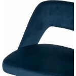 Taburete Azul Tejido-Metal 43 X 47 X 105 Cm