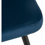 Taburete Azul Tejido-Metal 43 X 47 X 105 Cm
