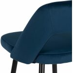 Taburete Azul Tejido-Metal 43 X 47 X 105 Cm