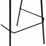 Taburete Cuero Pu/Metal Salón 43 X 50 X 97 Cm